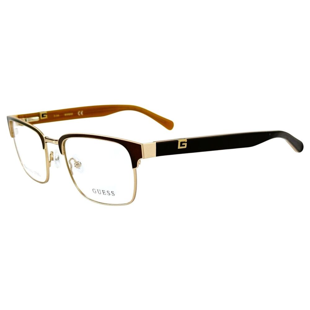 Guess GU1913 Mens Metal Eyeglass Frame 033 Gold 51-20 w Spring Hinges